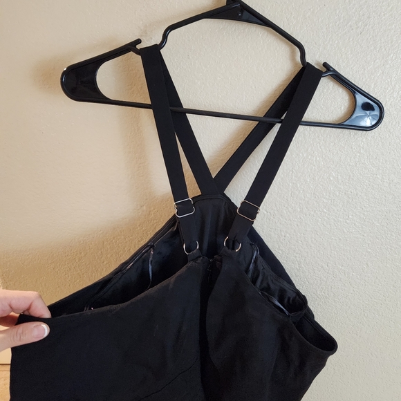 ADELYN RAE Black Cold Shoulder Sheath Asymmetrical Dress NEW - Picture 10 of 10